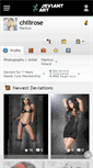 Mobile Screenshot of chilirose.deviantart.com