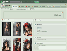 Tablet Screenshot of chilirose.deviantart.com