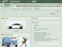 Tablet Screenshot of dt1087.deviantart.com