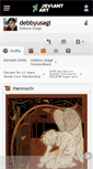 Mobile Screenshot of debbyusagi.deviantart.com