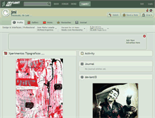 Tablet Screenshot of jml.deviantart.com