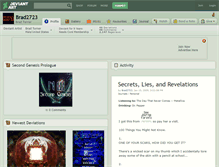 Tablet Screenshot of brad2723.deviantart.com