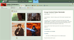 Desktop Screenshot of anakin-christensen.deviantart.com