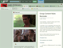 Tablet Screenshot of anakin-christensen.deviantart.com