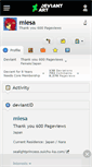 Mobile Screenshot of miesa.deviantart.com