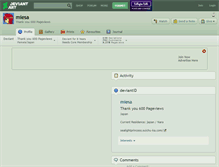 Tablet Screenshot of miesa.deviantart.com