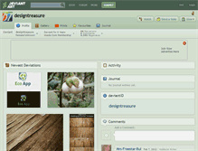 Tablet Screenshot of designtreasure.deviantart.com