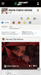 Mobile Screenshot of marie-claire-aimee.deviantart.com