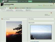 Tablet Screenshot of courtneyhuckaby.deviantart.com