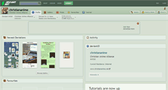 Desktop Screenshot of christiananime.deviantart.com