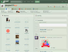 Tablet Screenshot of johnjohn777.deviantart.com