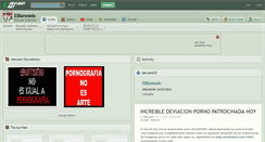 Desktop Screenshot of elbaneado.deviantart.com