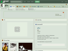 Tablet Screenshot of gryy.deviantart.com