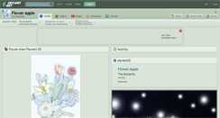 Desktop Screenshot of flower-apple.deviantart.com