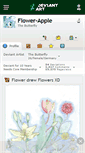 Mobile Screenshot of flower-apple.deviantart.com