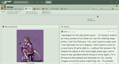 Desktop Screenshot of jeicole.deviantart.com