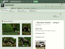 Tablet Screenshot of lady-orcanie.deviantart.com