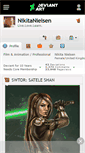 Mobile Screenshot of nikitanielsen.deviantart.com