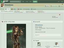 Tablet Screenshot of nikitanielsen.deviantart.com