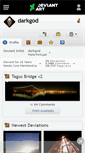 Mobile Screenshot of darkgod.deviantart.com