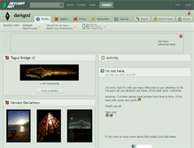 Tablet Screenshot of darkgod.deviantart.com