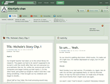 Tablet Screenshot of kira-karix-chan.deviantart.com