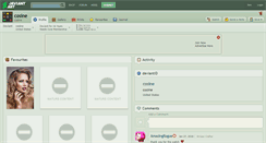 Desktop Screenshot of cosine.deviantart.com