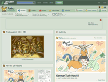 Tablet Screenshot of foshu.deviantart.com