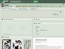 Tablet Screenshot of eneja.deviantart.com