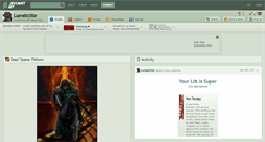 Desktop Screenshot of lunaticstar.deviantart.com