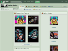 Tablet Screenshot of guitargods.deviantart.com