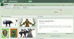 Desktop Screenshot of clry00.deviantart.com