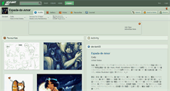Desktop Screenshot of espada-de-amor.deviantart.com