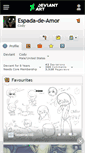 Mobile Screenshot of espada-de-amor.deviantart.com