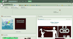 Desktop Screenshot of crystalrose123.deviantart.com