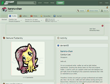 Tablet Screenshot of karoru-chan.deviantart.com