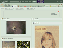 Tablet Screenshot of miss-rita.deviantart.com