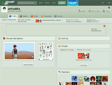 Tablet Screenshot of aniruddha.deviantart.com