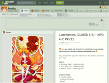 Tablet Screenshot of prettio.deviantart.com