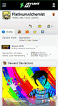 Mobile Screenshot of platinumalchemist.deviantart.com