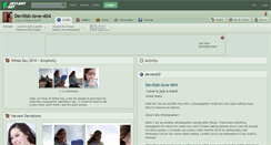 Desktop Screenshot of devilish-love-404.deviantart.com