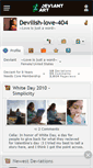 Mobile Screenshot of devilish-love-404.deviantart.com