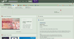 Desktop Screenshot of mikokriszty.deviantart.com