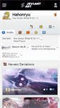 Mobile Screenshot of hahonryu.deviantart.com