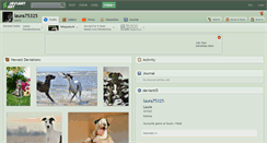 Desktop Screenshot of laura75325.deviantart.com