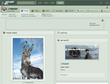 Tablet Screenshot of j-master.deviantart.com