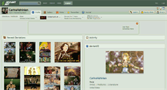 Desktop Screenshot of carinavahinian.deviantart.com