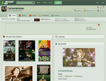 Tablet Screenshot of carinavahinian.deviantart.com