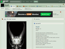 Tablet Screenshot of 0xox0.deviantart.com