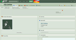 Desktop Screenshot of hex-clothing.deviantart.com